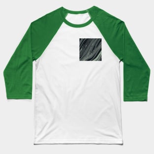 Dark forest waves abstract patterns Baseball T-Shirt